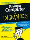 Buying a Computer For Dummies&reg;